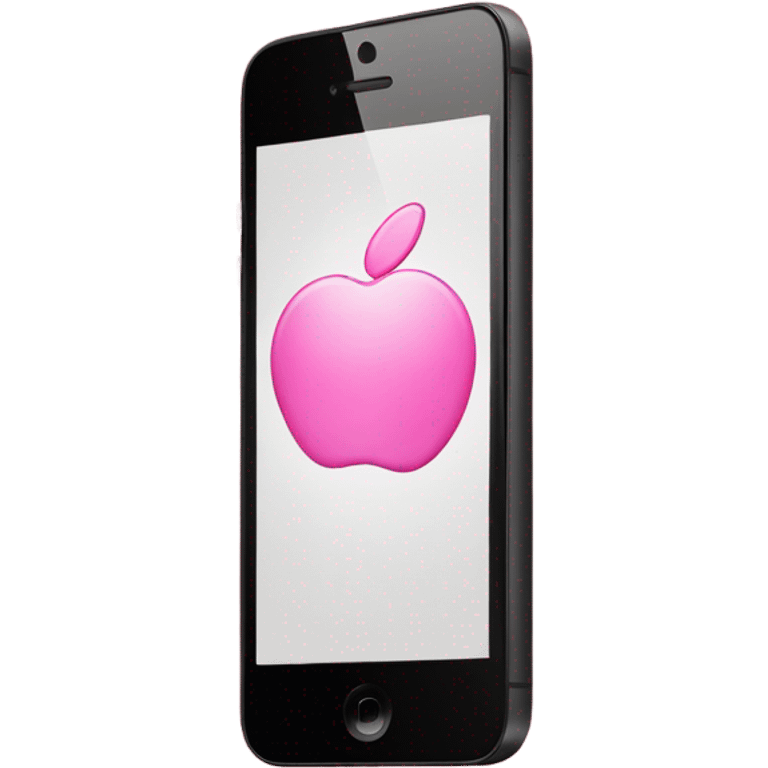 Pink iPhone  emoji