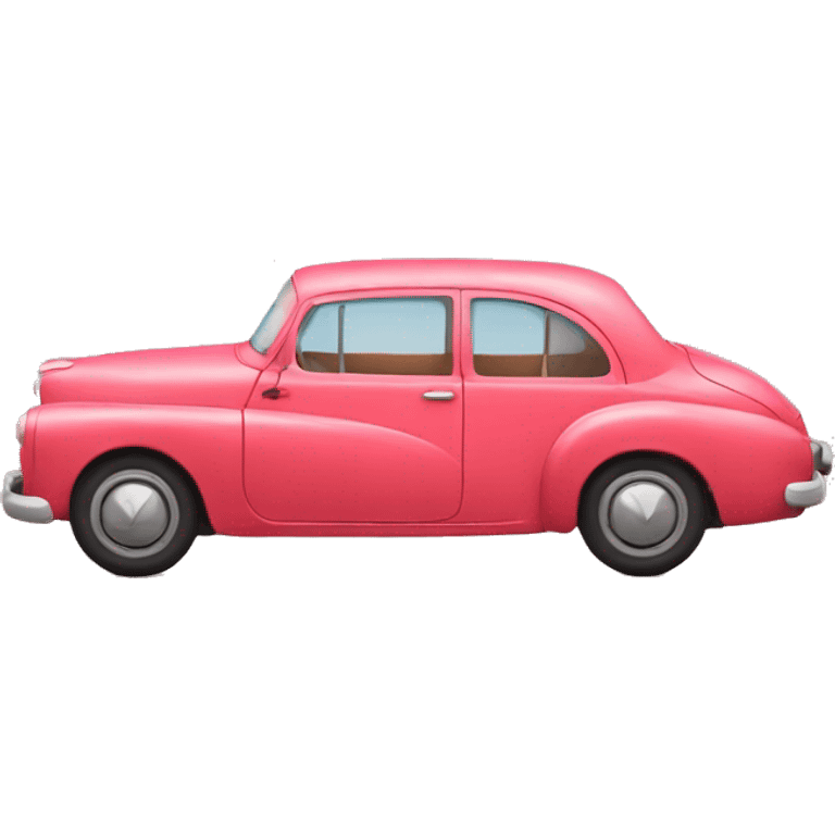 Un coche de corazones emoji