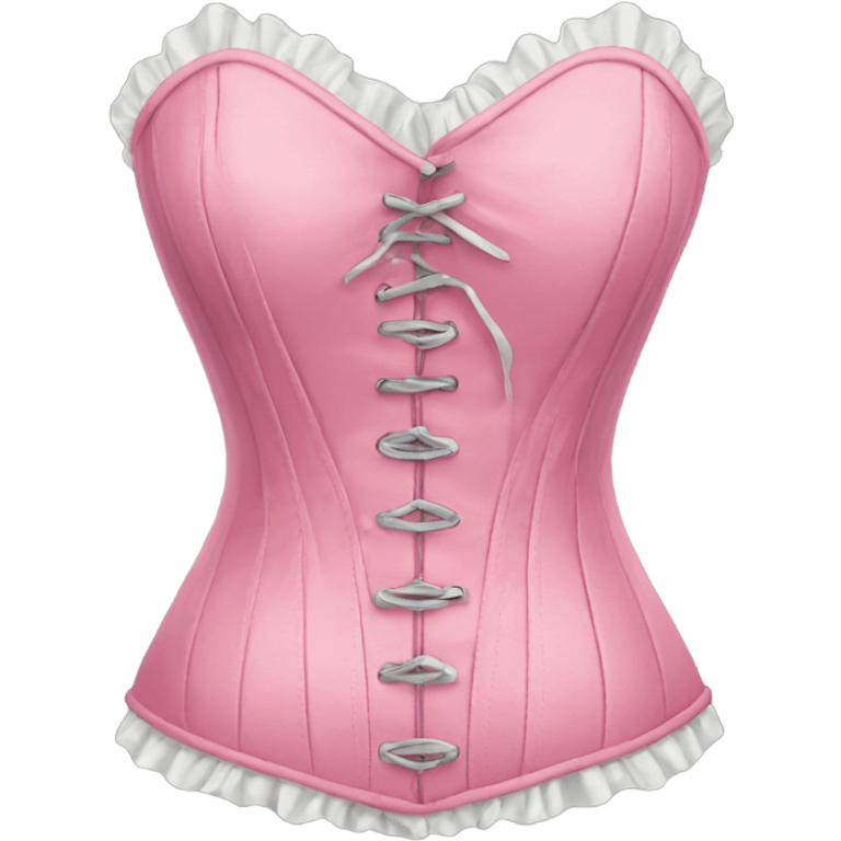 Pink corset top emoji