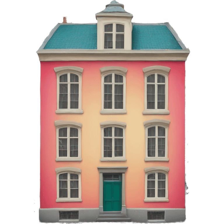 Brussel House colourful  emoji