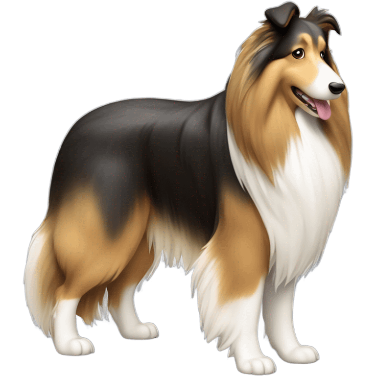 Rough collie emoji