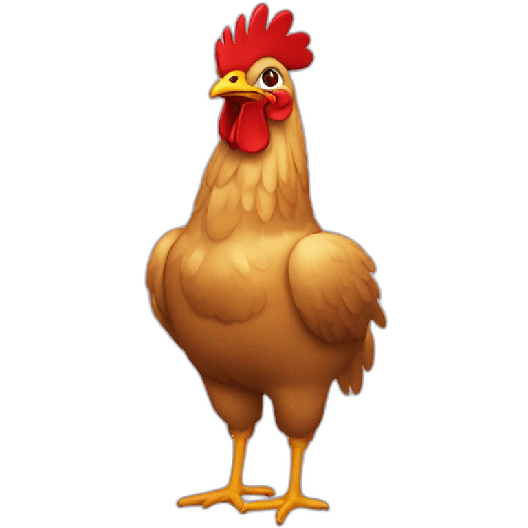 Pollo con cara de jpvillamil emoji