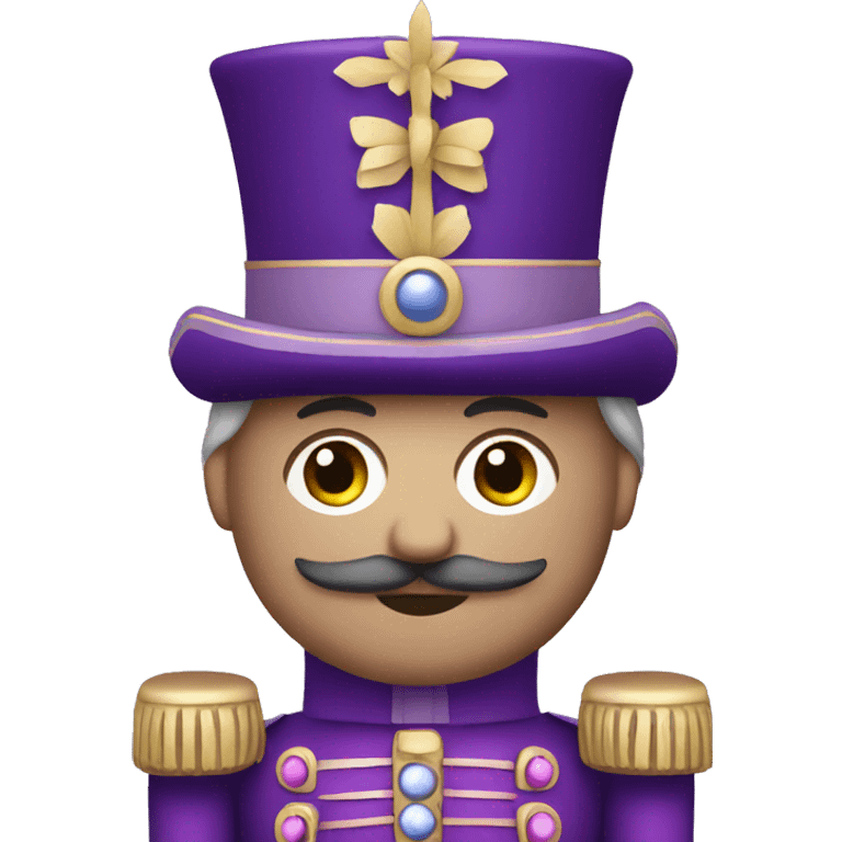 Purple nutcracker emoji