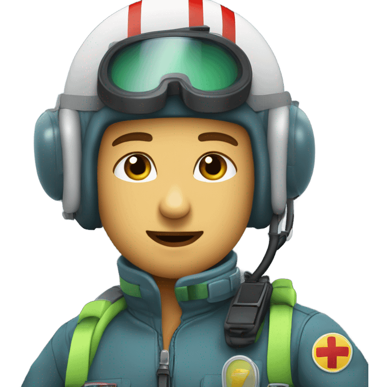 Flight paramedic  emoji