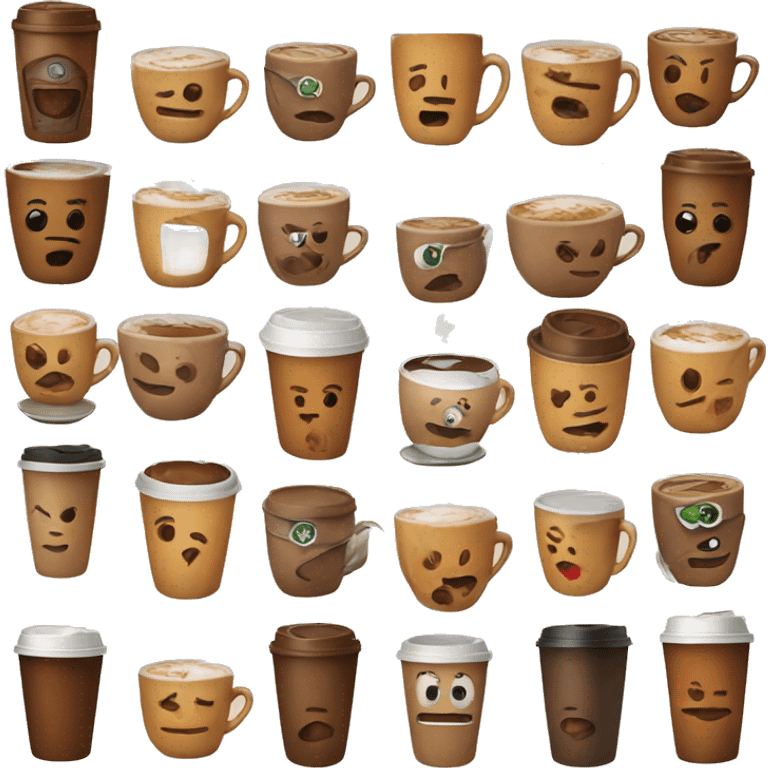 Fall coffe emoji