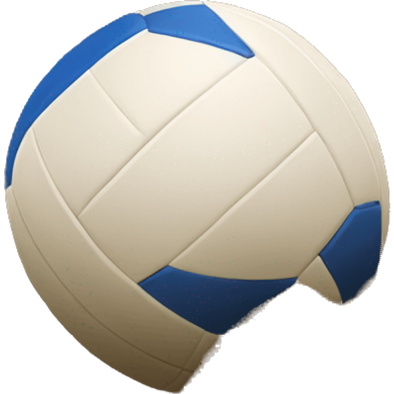 volleyball ball in sand emoji