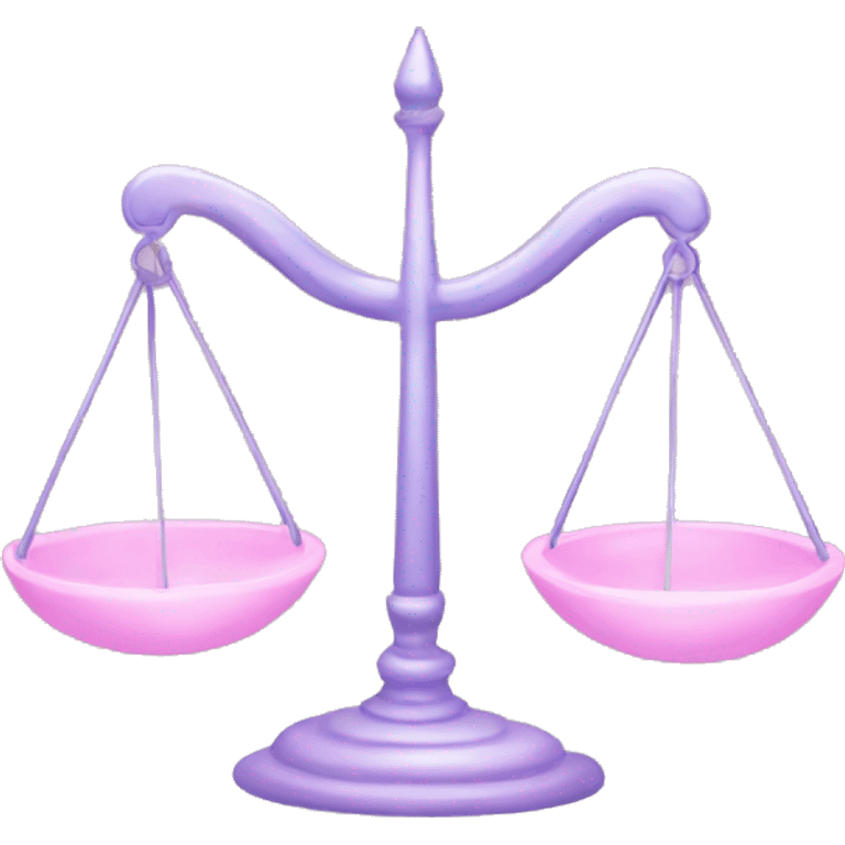 Pastel pink Libra symbol  emoji