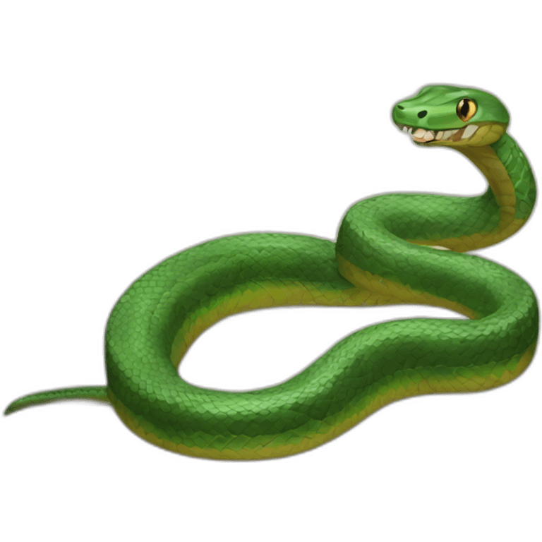 snake with leg emoji