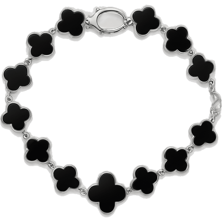 Vancleef Vintage Alhambra Bracelet in onyx emoji