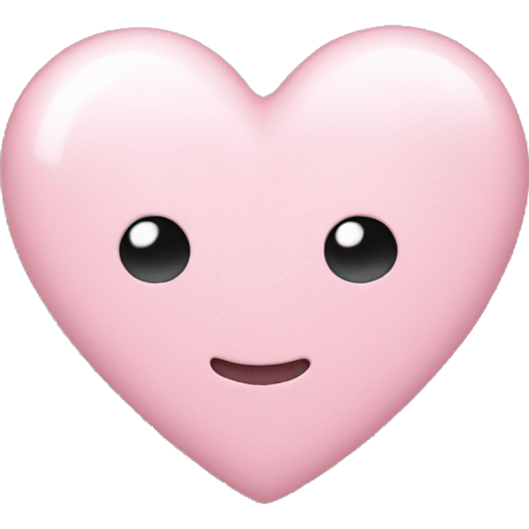 Light pink heart emoji