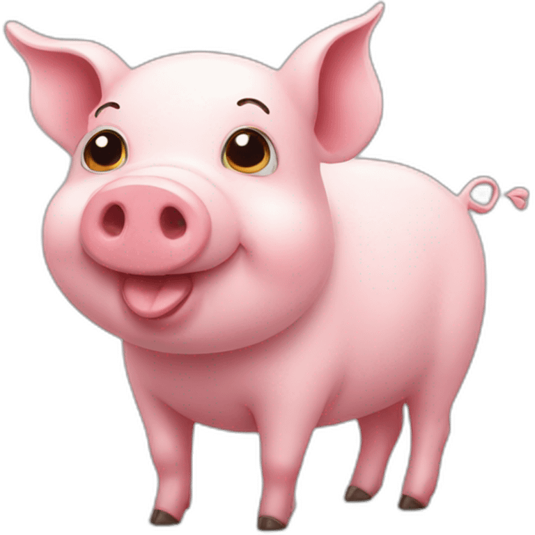 Love pig emoji