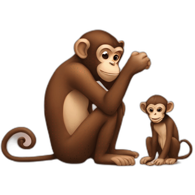 Monkey love  emoji