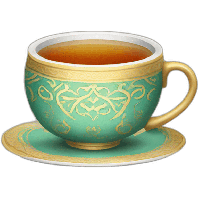 Arabic style tea emoji