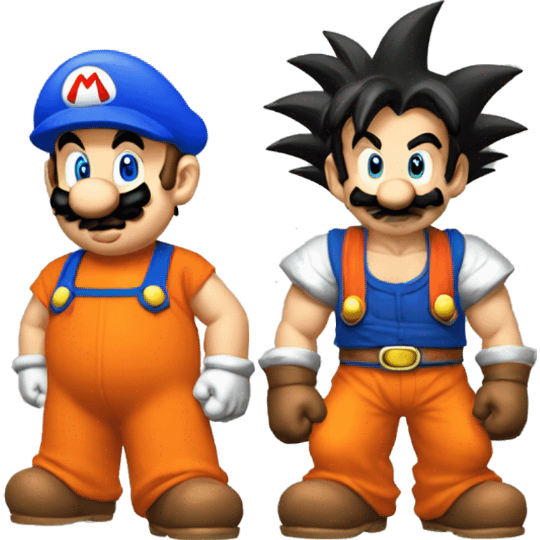 Mario y goku emoji