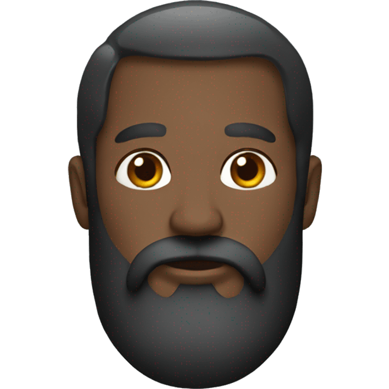 long-beard black emoji