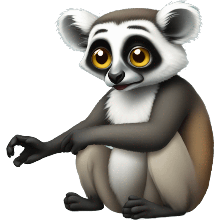 Drunk lemur  emoji