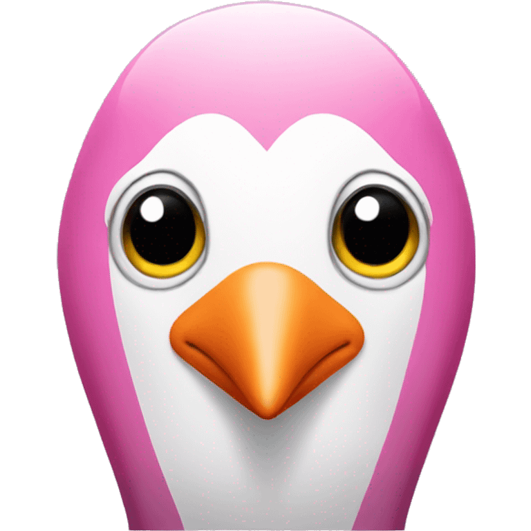 Pink penguin  emoji