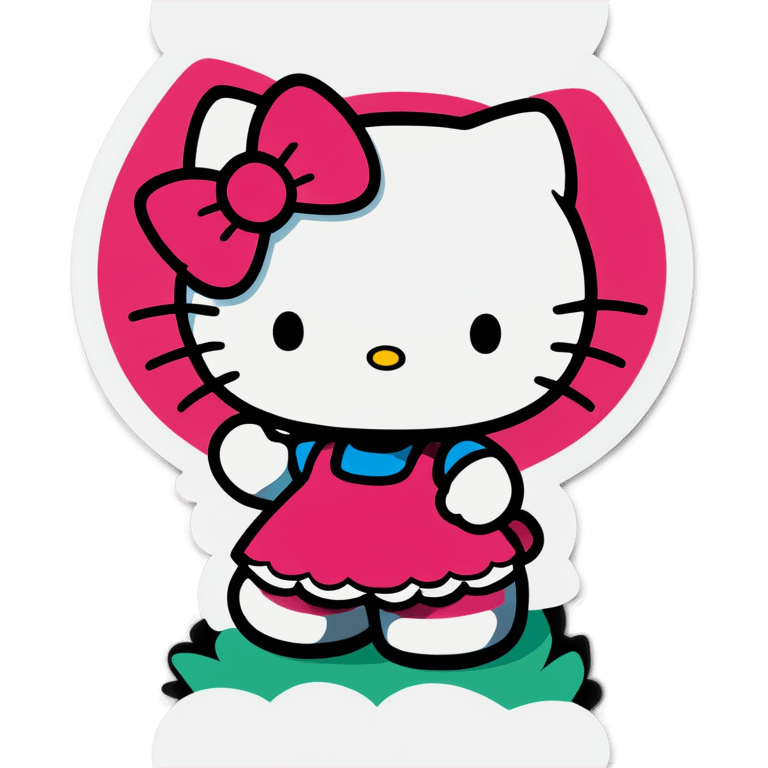 Hello kitty emoji