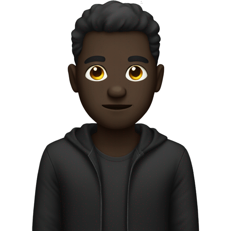 Dark man  emoji