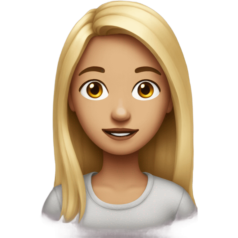 realistic portrait of girl emoji