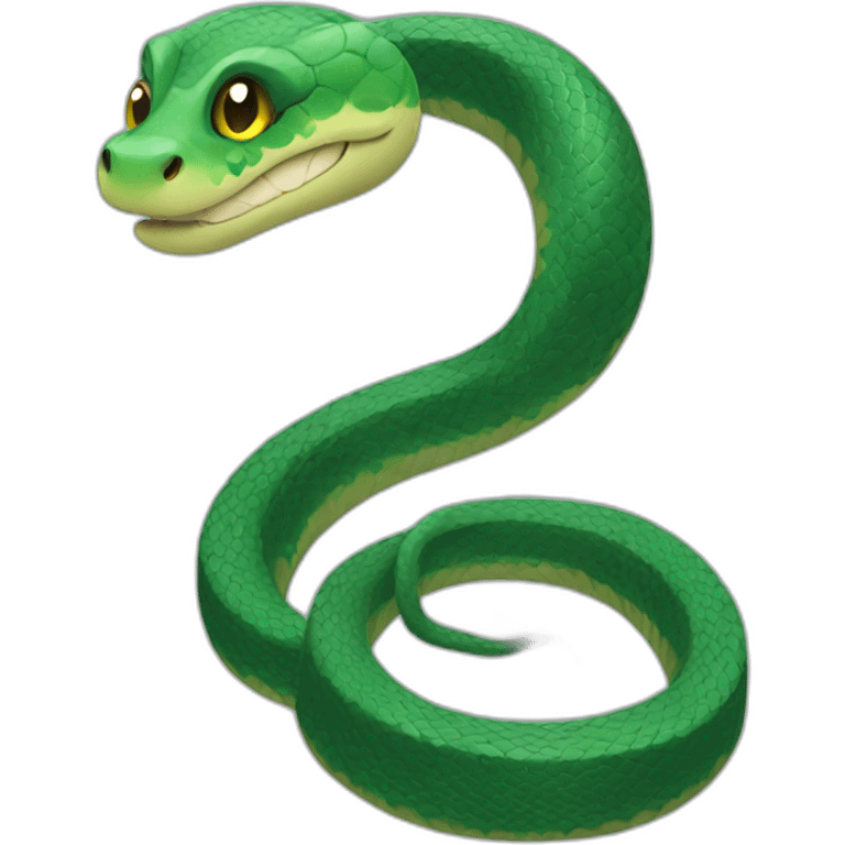 snake-cute emoji