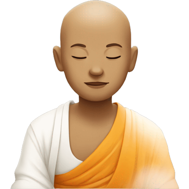 meditating monk emoji