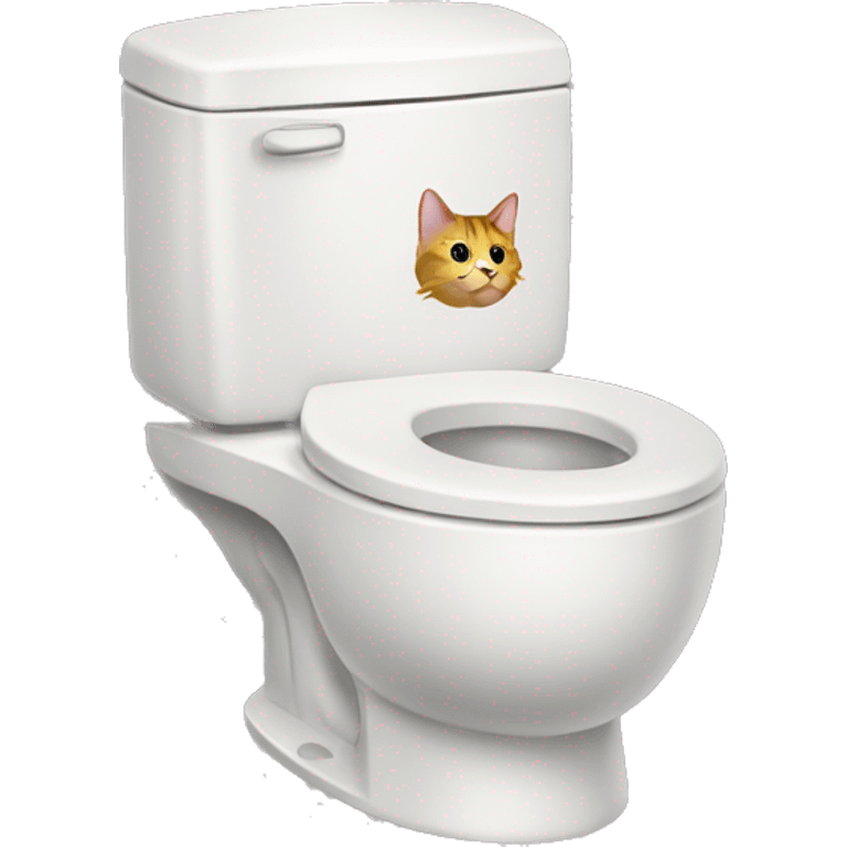 Cat toilet  emoji