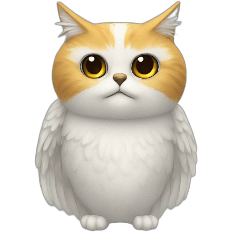 Chat avec des ailes emoji