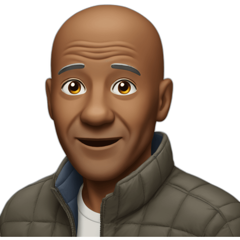 uncle ben african man with baldness rice brand emoji