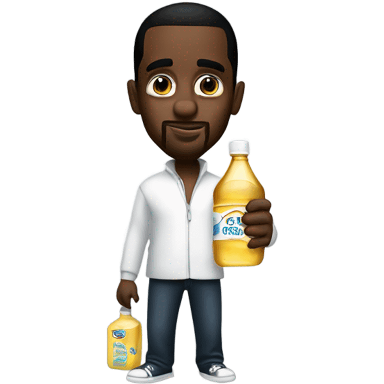 p diddy holding baby oil emoji