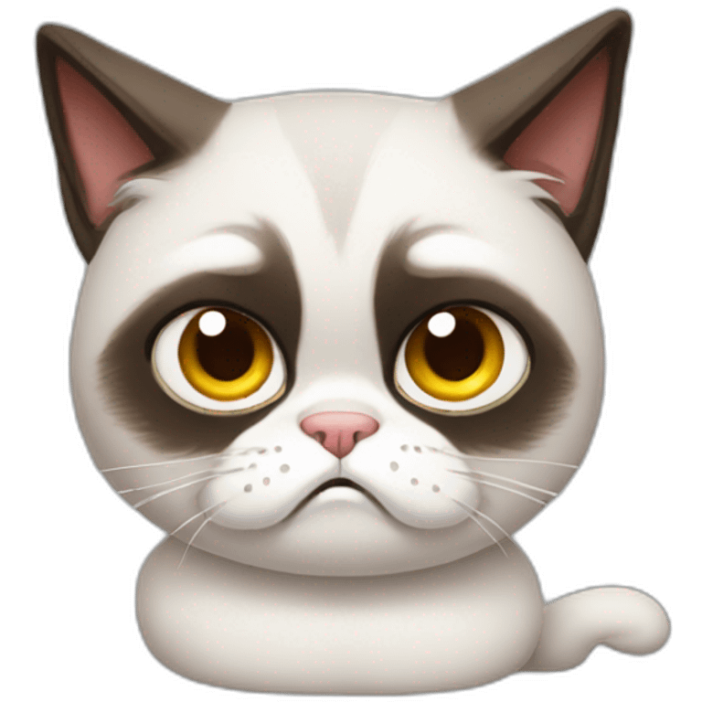 grumpy cat halloween emoji