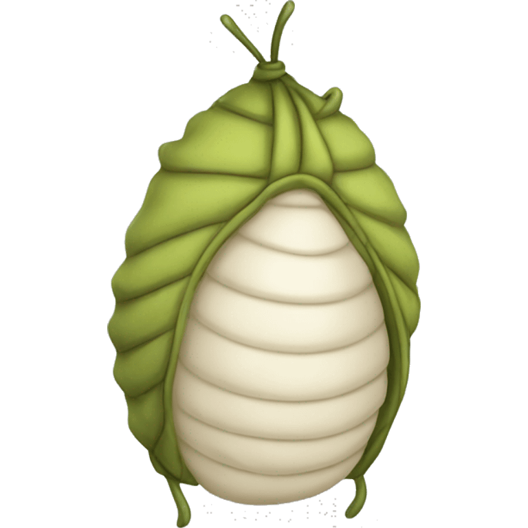 larva cocoon emoji