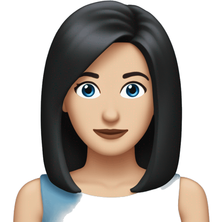 Monica Geller blue eyes emoji