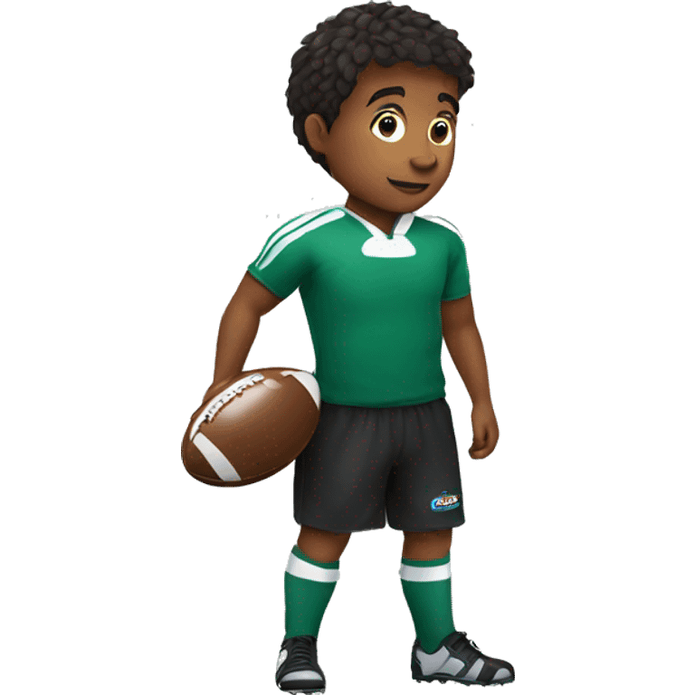 boy with rugby ball emoji