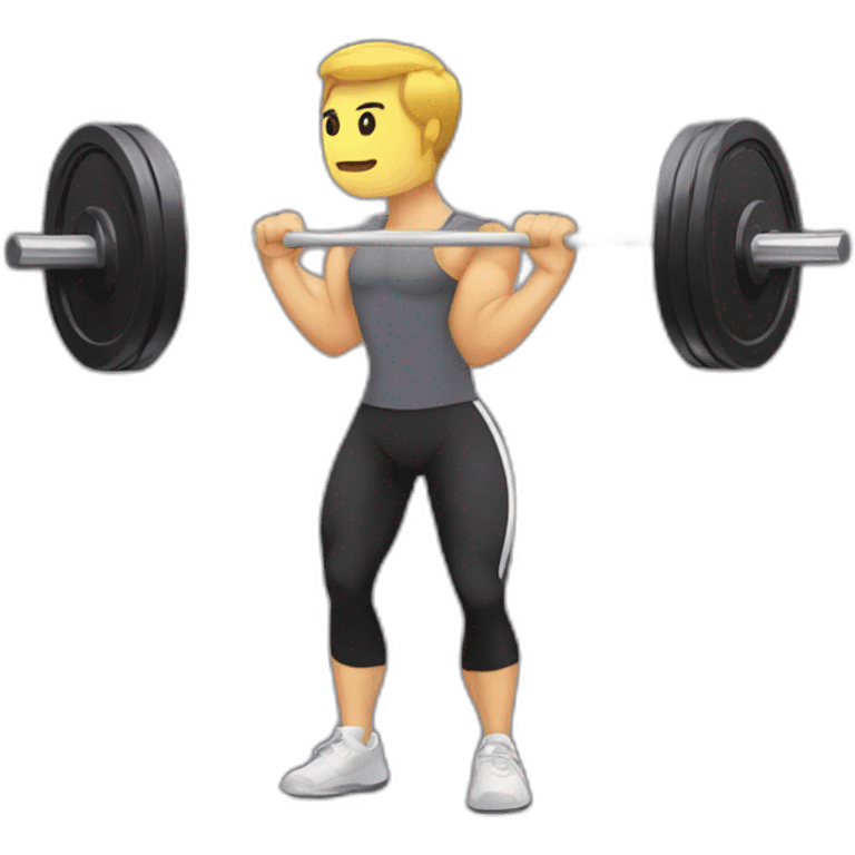 gym deadlift emoji