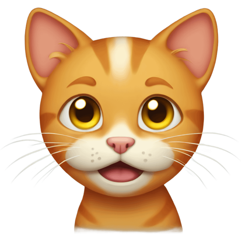 ginger cat crying  emoji