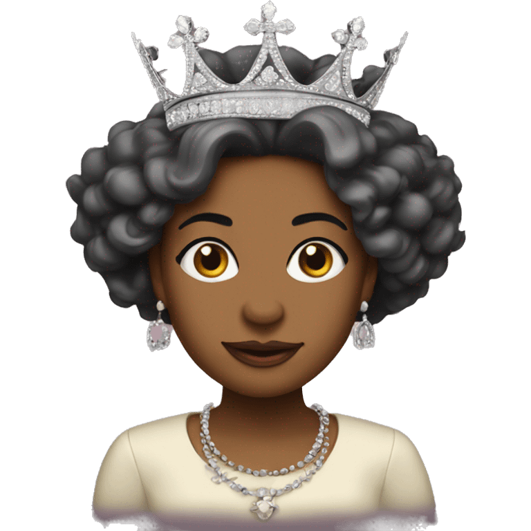 Black Queen Elizabeth  emoji