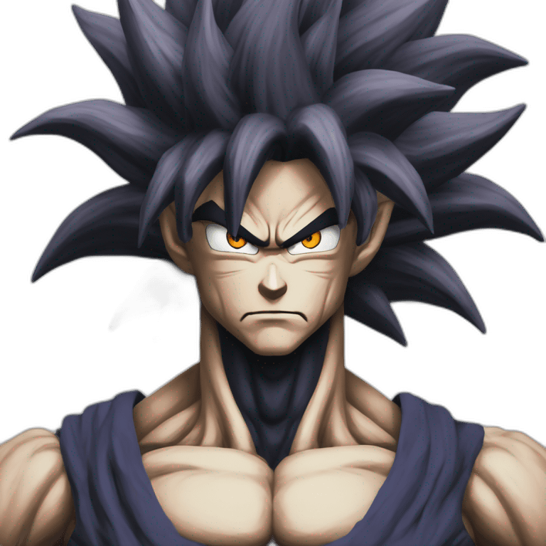 Goku black reptilian humanoide alien  emoji