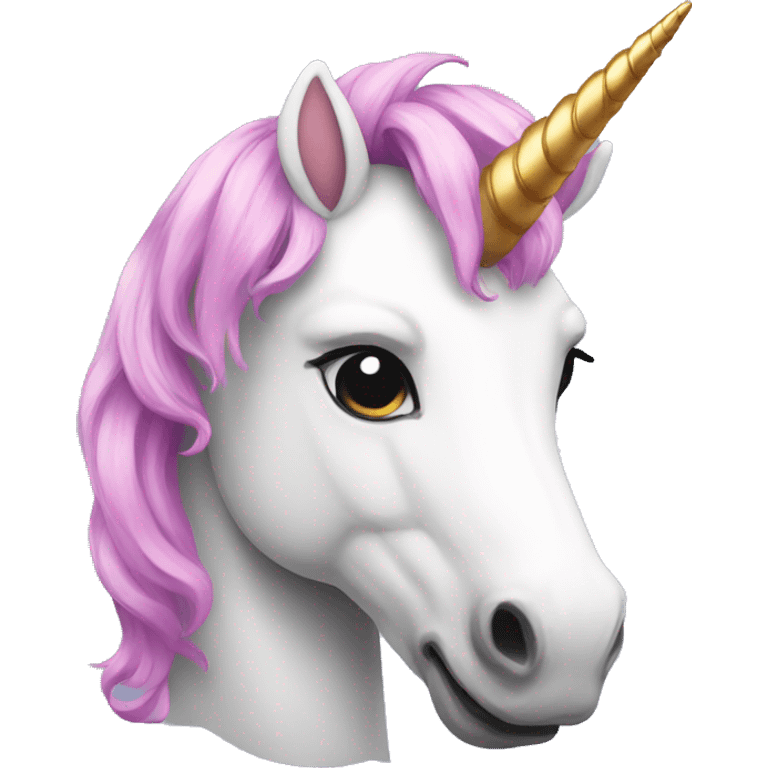 A unicorn emoji