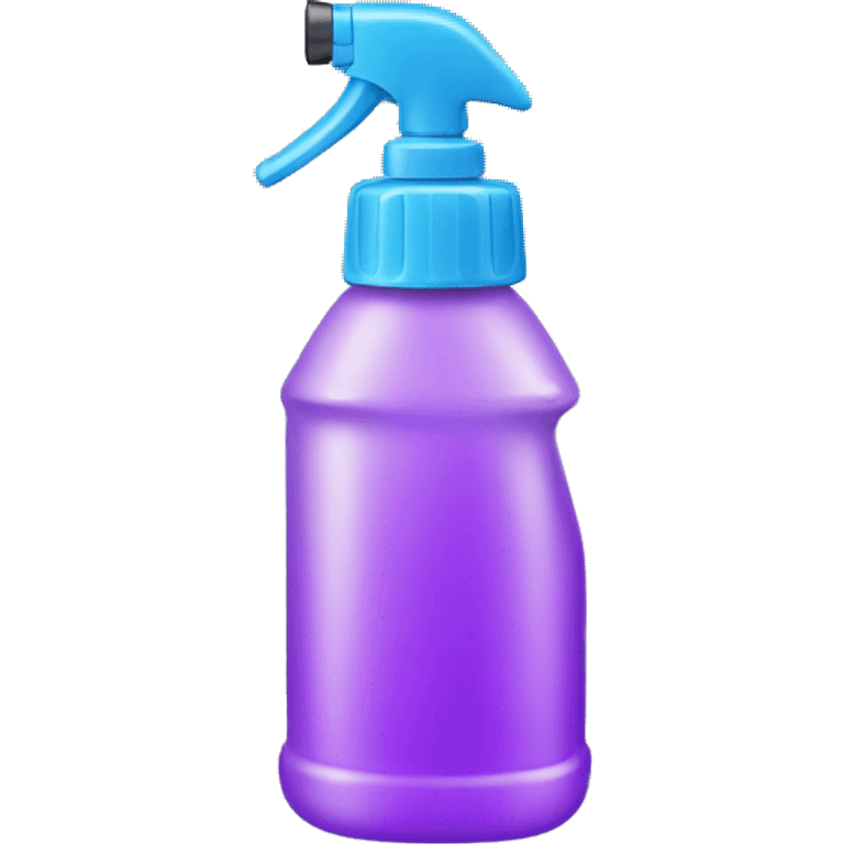 Spray bottle squirting from the nozzle emoji