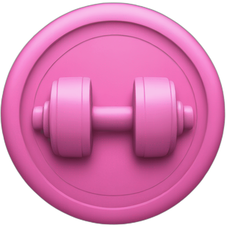 pink-weights emoji