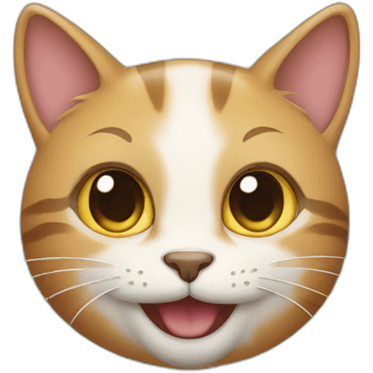 Cat smiling emoji