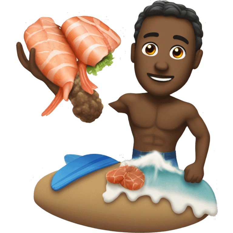 Surf and turf emoji