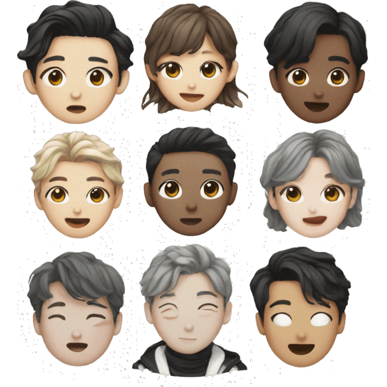 K-pop idols  emoji