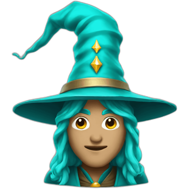 turquoise wizard emoji