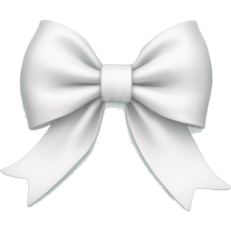 White bow emoji