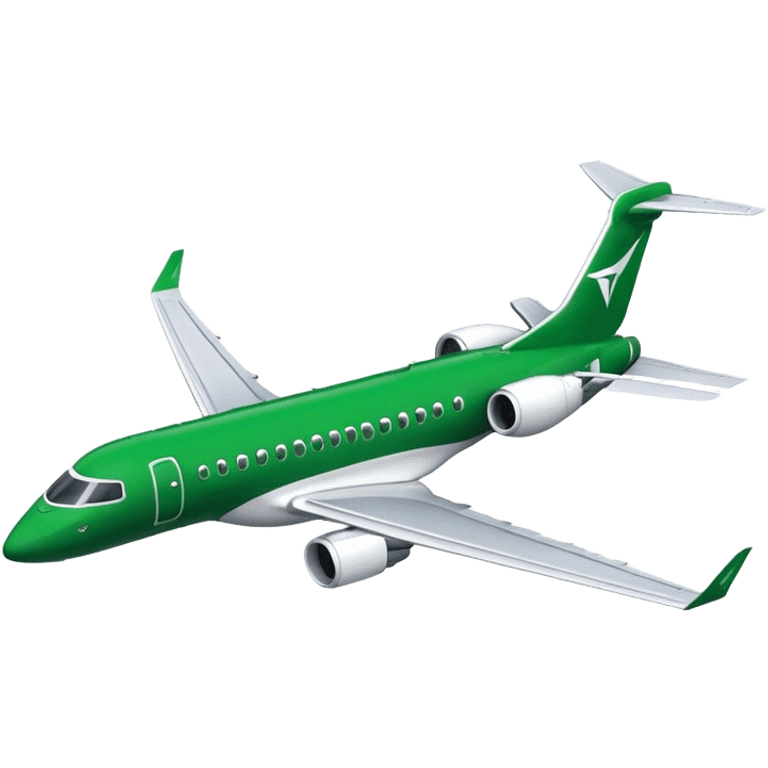 Embraer E-Jet - Embraer (Model Year: 2021) (Iconic colour: Green with white) emoji