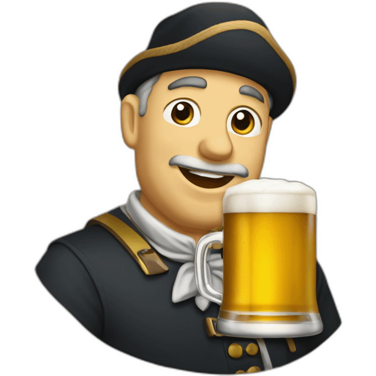 Buveur de bière emoji