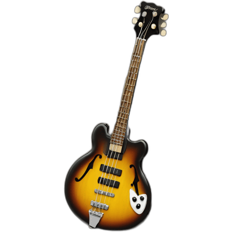 mccartney hofner bass emoji