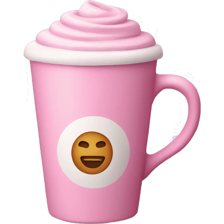 Pink latte  emoji